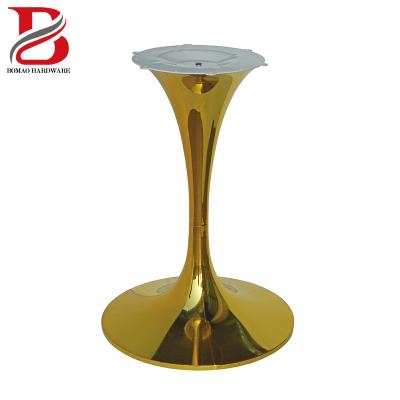 China Durable/Stable Trumpet Around Restaurant Cafe Tea Table Leg Tulip Bar Stool Base For Dining Table for sale