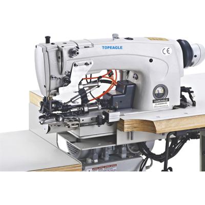 China TOPEAGLE TC-63920-D4 single needle lockstitch bottom hemming jeans sewing machine price TC-63920-D4 for sale