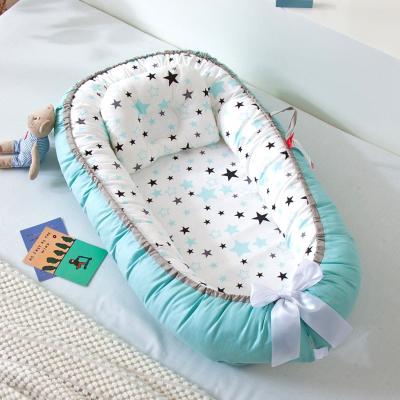 China Cheap Factory Price Wahsand Baby Nest Comfortable Colorful Portable Crib Cotton Newborn Crib for sale