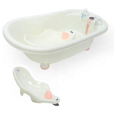 China Sustainable Hot Selling Safe And Stable Plastic Baby Bathtub Holder With Baby Bath Support for sale