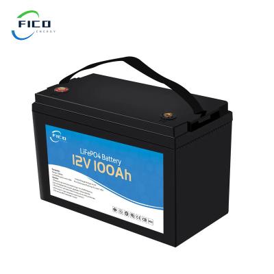 China Long Cycle Life Factory Price LiFePO4 Lithium Battery 12v 100ah Solar Battery Cell Storage Systems for sale