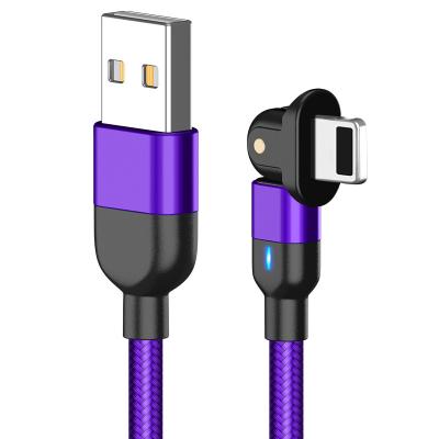 China Hottest Mobile Phone Etc.electronic Amazon 3 product in 1magnetic cable type-c phone charging nylon braided magnetic cable usb cable 180 spin for sale