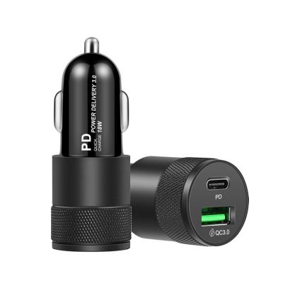 China Wholesale Car Mobile Phone Tablet MP3 GPS Dual USB Fast Charger 36w Fast Type Palladium C qc3.0 USB Car Charger For iPhone Samsung for sale