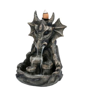 China AROMATIC Fantasy Designing Popular Dragon Hill Incense Burner Backflow Incense Burner for sale