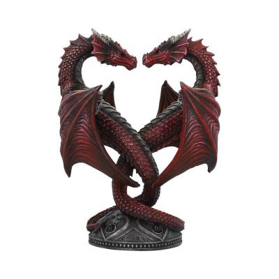 China China Edition Romantic Gothic Anne Stokes Dragon Heart Valentines Candle Holder for sale