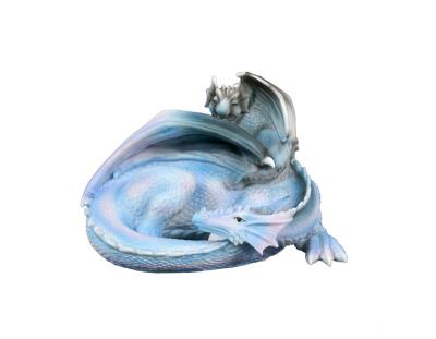 China Popular poly resin home decoration concept artist China design fantasy dragon dragon figurine for sale