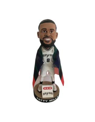 China China Custom Wholesale NBA Basketball Player Bobblehead Car Decoration Ornaments Crafts And Gift Resin Action Figures for sale