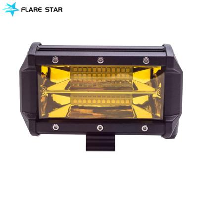 China Diecast Aluminum Housing New 72W LED Work Spot Beam Driving Lights IP67 Light Universal Working Lamp For 4X4 Offroad CAR, SUV Offroad Driving Fog Lights for sale