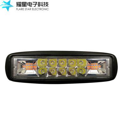 China Aluminum Alloy 48W Led Strobe Light , 6 Inch Truck Led Work Light Auto 4x4 Accessories Waterproof IP68 Driving Offroad Lamp for sale