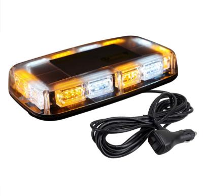 China PC+Aluminum Warning LED Mini Bar Emergency Strobe Lights for Vehicle with Magnetic Base, Amber Warning Light for sale