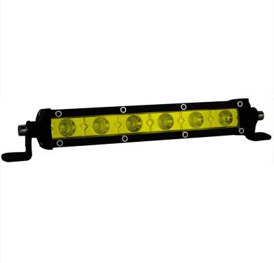 China 7 Row Inch Led Light Bar Diecast Aluminum Housing Off Road 3000LM Light Single Lugs Spot Work Driving Led Work Driving LED Light Bar for sale