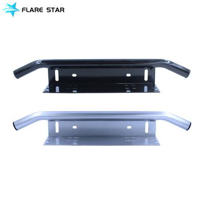 China Clamps Bracket To Front Aluminum Front License Bracket , Front Bumper License Plate Mount Bracket Holder For Offroad LED Drive Light Bar for sale