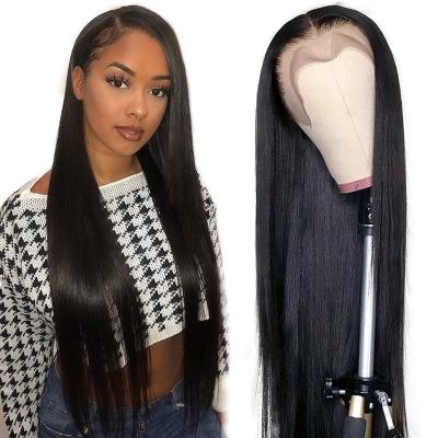 China Hd Silky Straight Wave 13X6 Lace Frontal Wig With Boby Hair For Black Women 40 42 Inches 13x4 Hair Lace Front Wigs Straight Wigs for sale