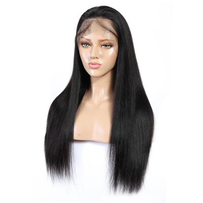 China Full Lace Wig 28 Silky Straight Wave 30 32 Inch Brazilian Straight Hair Glueless 613 Honey Blonde Colored Full Lace Wig for sale