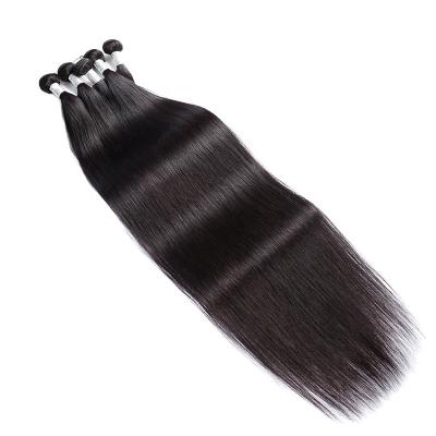 China According to Customer Requirements Directly Virgin 30 32 40Inch Brazilian Hair Weaves 100% Hair Bundles Natural Hair Extension Straight Color Bundles for sale