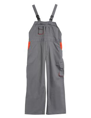 China 2450 GSM Adjustable Strap Three Dimensional Pocket Work Bib Overalls for sale