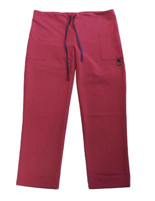 China 155 GSM Twill 2/1 Woven Waist Line Medical Suit With Unisex Trousers Antimicrobial Wrinkle-free for sale