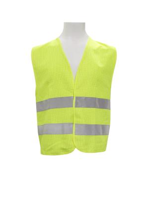 China El poliéster 100% 180GSM enreja el chaleco fluorescente de la seguridad del alto Workwear de la visibilidad en venta