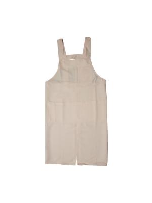 China 195 GSM Chef Uniform Bib Apron Polyester 80% Cotton 20% Pink Color for sale