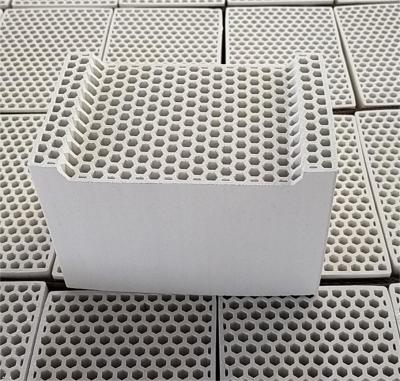 China Honeycomb Ceramic Regenerator For Regenerative Heating Furnace Refractories In Steel Making for sale