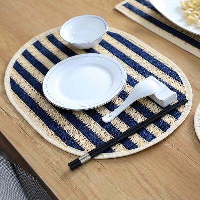 China Viable Unique Round Beer Coffee Coasters Set Mat Paper Woven Coasters For Drinks Food Cup Mat for sale