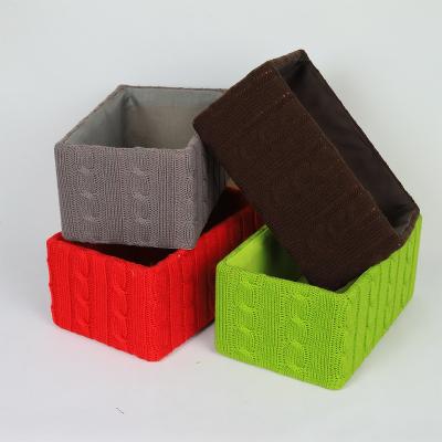 China OEM Viable Wholesale Modern Bathroom Wool Storage Bin Baby Dressing Toys Shirts Wool Storage Bin for sale