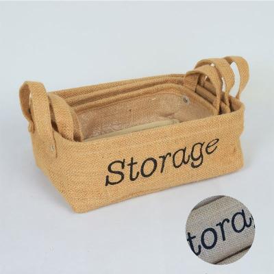 China Customized Large Volume Extra Large Round Towel Jute Storage Basket Eco-friendly Sustainable Wholesale Jute Storage Basket for sale