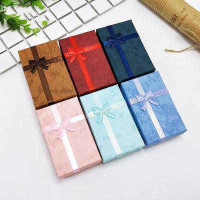 China Custom Colorful Handmade Wholesale Cardboard Jewelry Packaging Box Jewelry Packaging PaperJewelry Gift Box Handcrafted With Foam for sale