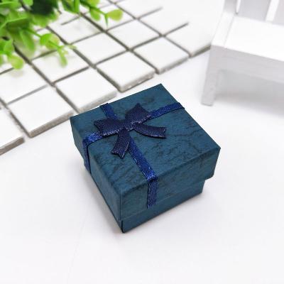 China Cheap Ring Packaging Jewelry Set Box Small Square Custom Colorful Cardboard Jewelry Gift Box High Quality Hand Made Small For Ring for sale