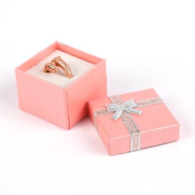 China Wholesale Luxury Handcrafted Custom Made Cardboard Paper Special Logo Handmade Jewelry Box Jewelry Box For Necklace Earring Ring for sale