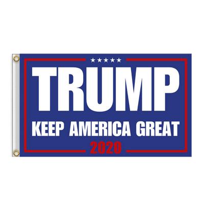 China Recycle Wholesale 90X150CM Keep America Great Hanging Flag With Grommets 2020 Trump Banner For US Presidential Campaign for sale