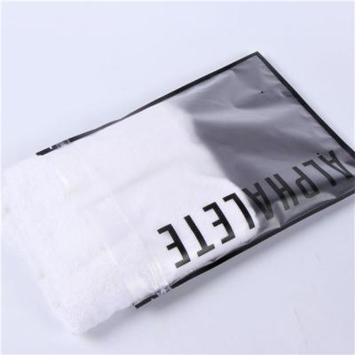 China Disposable One Side Clear Ziplock Custom Plastic Pouches For Clothes for sale