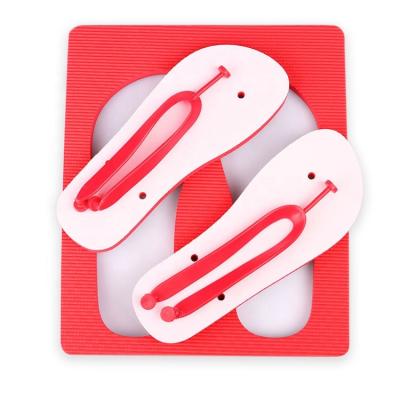 China wholesale children and adult rubber high quality red bottom white blank sublimation flip flops unisex slippers for sale