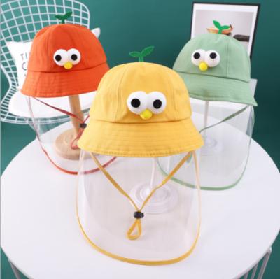 Κίνα Hot Sale Baby Hats With Face Shield Face Protection Clear New Glass Face Shield Kids Hat προς πώληση