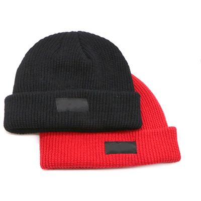 China Hot Sale Soft Plain Acrylic Cotton Bulk Plain Beanie Hat Women With Custom Logo Tags Beanie Cap Wholesale for sale