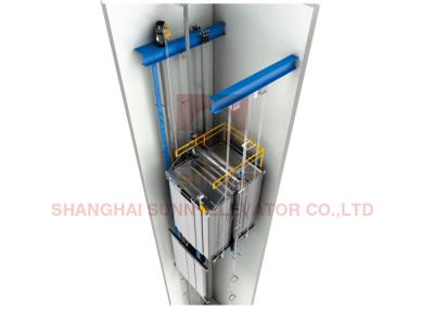 China Opposite Door Freight Elevator With Machine Room Powerful Easy Installation for sale