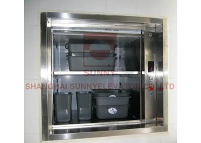 China Lift van Dumbwaiter van het roestvrij staal1.1kw 100lb de Hydraulische Thuisnetwerk Te koop