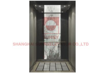 China FUJI 400KG Villa Home Elevator Lift With Titanium Black Mirror for sale