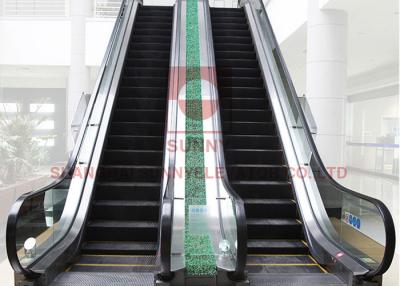 China 1000MM Aluminum Escalator Step Yellow Demarcation In Shopping Mall for sale