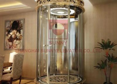 China 2000KG Villa Round Vvvf Control  Panoramic Elevator For Observation for sale