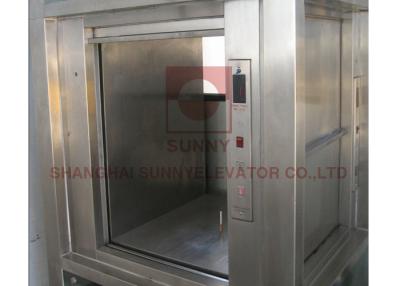 中国 食糧のための250kg容量完全な鋼鉄君主制御によってモーターを備えられるDumbwaiter 販売のため