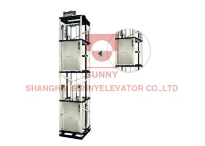 China 2 Comités de Liftlift van Keukendumbwaiter met Omhooggaande Schuifdeur Te koop