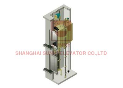 China 380V Machine Roomless Passenger Lift With Elevator Call System Via Smartphone for sale