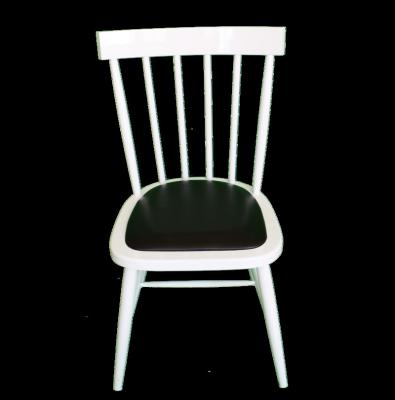 China Full Modern Minimalist Wood Dining Room Windsor Back Chair Cafe Chair White Wooden Windsor Chair Modern Minimalist Home Dining Room White Wood for sale