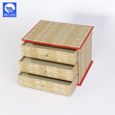 China China handmade manufacturing unique design gift packing small craft paper drawer box for sale