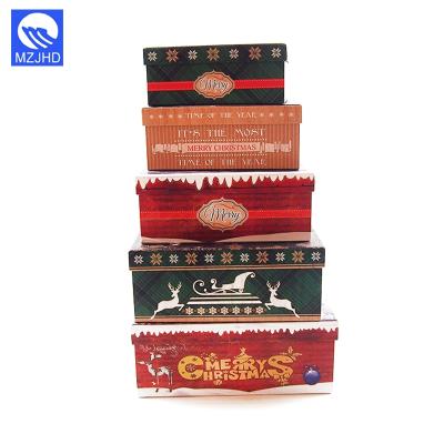 China Direct Selling Gift Box Handmade Universal Christmas Box With Lids for sale