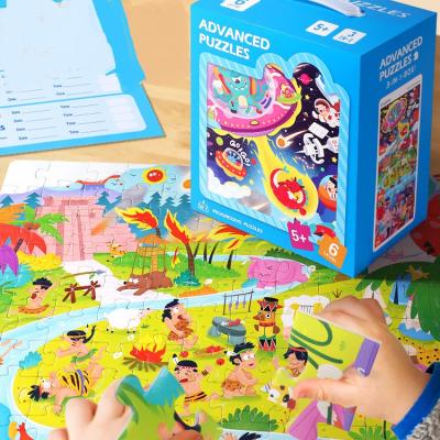 China Early Educational Animal Cartoon Intelligence Growth Toys Kids Traffic Toy Cartoon Advanced Wooden Puzzle Toys for sale