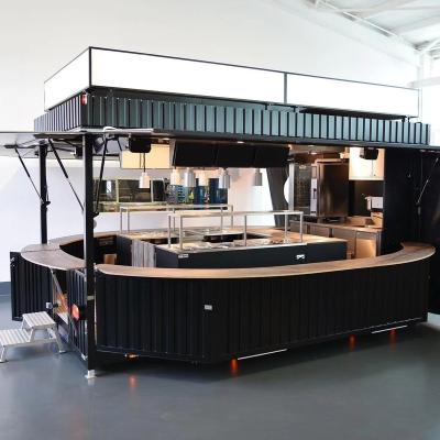 China 20Ft Modern Container Cafe Bar Modern Container Cafe Restaurant Shipping Container Bar Cafe for sale