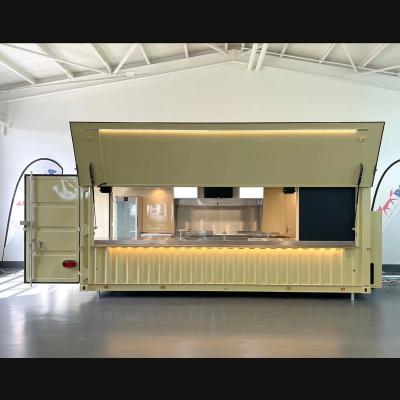 China 20ft Office Restaurant Container Kitchen Container Modern Luxury Fabricated Living Shipping House 40ft for sale