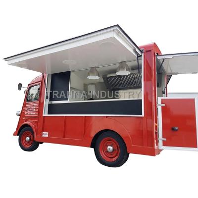 China 2019 vegetable processing factory take away egg cake food vending cart for sale